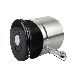 Stainless Steel Kitchen Food Storage Jar <strong>Cereal</strong> Storage <strong>Box</strong> 1400ml Coffee Bean Sealed Canister - Product Image 4