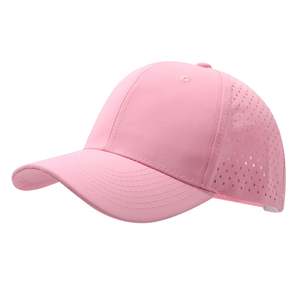 Vente en gros de casquette de golf laser de haute qualité avec logo personnalisé casquette perforée imperméable LOGO PVC personnalisée casquette de baseball imperméable - Product Image 4