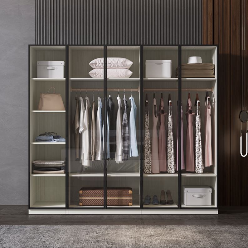 Multi-Functional All-in-One Wardrobe – Modern Industrial Storage Furniture for Home & Office - View 2