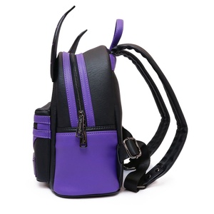Phòng chờ Fly schoolbag Maleficent Ba lô cho nam giới và phụ nữ giản dị Mini PU Ba lô - Product Image 3