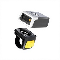 Mini-scanner de codes-barres sans fil N500 à porter au doigt, pour la gestion des stocks mains libres via USB