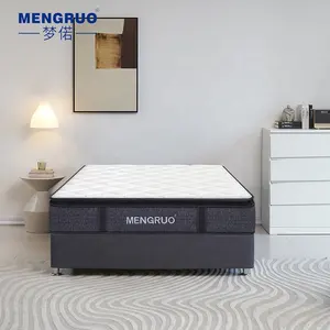 OEM/ODM 12 inch comfortable memory foam 5 zoned hotel bed mattress queen size foam pocket spring mattress