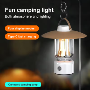 Nueva atenuación impermeable portátil camping luces batería tienda USB colgante emergencia LED lámpara al aire libre - Product Image 5