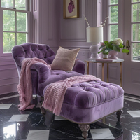 Fauteuil simple en velours rose Yicheng, style européen rétro, chaise d'appoint de loisirs pour hôtel, chambre à coucher, magasin de vêtements