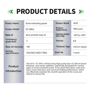 Lubricante de Alta Temperatura y Resistencia a la Presión para Uso Industrial, Lubricante Multiusos Industrial, Grasa - Product Image 2