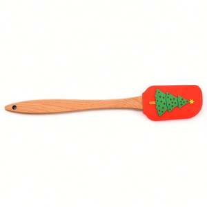 USSE Navidad Impreso Flexible Pastelería Hornear Espátulas Silicona Pastel Cocina Espátula - Product Image 6