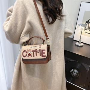 महिला डिजाइनर बैग प्यारा कार्टून बिल्ली के आकार का पैटर्न कंधे बैग लक्जरी ब्रांड महिला हैंडबैग लेटी - Product Image 5