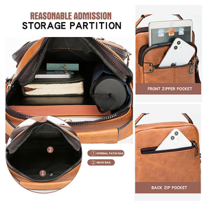 अनुकूलित लोगो आकस्मिक पु चमड़े के दूत बैग फैशनेबल पत्र सजावट के साथ पुरुषों के लिए टिकाऊ छाती बैग - Product Image 4