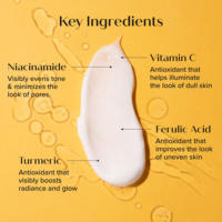 Ensemble Crème et Lotion Anti-Âge à la Vitamine C pour le Visage avec Aloe Vera, Niacinamide, Perle, Glycérine et Beurre de Karité pour Tous Types de Peau