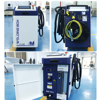 CE FDA FCC 4-en-1 1500W 2000W 3000W Soudeuse, découpeuse et nettoyeur laser portatif à refroidissement par eau pour le soudage, le nettoyage et la découpe des métaux