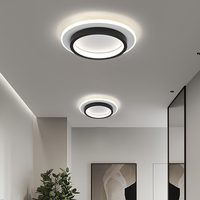 Plafonnier de style européen à intensité variable, moderne, pour vestiaire, couloir, balcon, allée intérieure, éclairage LED