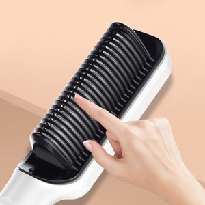 2024 haute chaleur style meilleure qualité électrique brosse à cheveux sèche <span class=keywords><strong>lisseur</strong></span> cheveux <span class=keywords><strong>lisseur</strong></span> peigne brosse ionique <span class=keywords><strong>lisseur</strong></span> de cheveux - Product Image 5