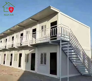 Casa Contenedor Modular Apilable de Montaje Rápido, Villa Prefabricada en Paquete Plano para Hotel o Dormitorio - Product Image 4