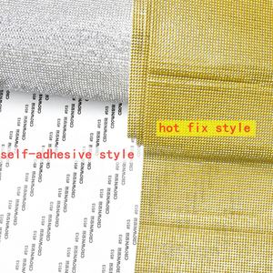 Rollo de Adorno de Diamantes de Imitación Autoadhesivo de 450 cm x 24 cm, SS6, 2 mm, Malla de Cristal, Apliques de Cristal para Decoración de Paredes de Casa y Automóviles - Product Image 2