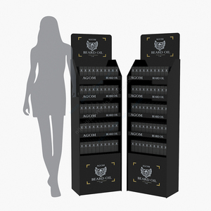 Présentoirs légers en carton pour huiles corporelles, présentoirs en mousse PVC pour savon, présentoirs pour huile à barbe - Product Image 1