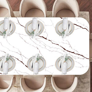 Prix surprise, collection aspect granit, blanc Calacatta, panneau en pierre artificielle, dalle de quartz pour carrelage de sol, comptoirs - Product Image 3