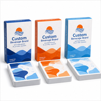 Cartes à jouer personnalisées en PVC imperméable pour la plage – Jeu de poker en plastique personnalisé pour les voyages, le bord de piscine et les cadeaux promotionnels