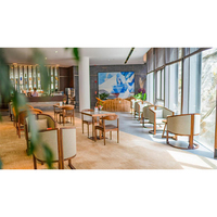 Ensembles de meubles modernes pour restaurant chinois-Chaises et tables à manger rondes et contemporaines