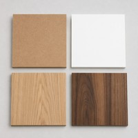Panneau de bois 1220*2440mm, planche épaisse, planche brute, panneau MDF de qualité E1, haute qualité pour meubles de maison, armoires de cuisine, placards