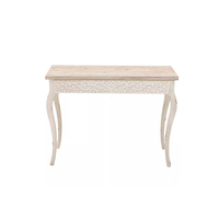 Meuble parfait, style européen, design luxueux, table console d'entrée OEM, table console en bois avec miroir, ensemble pour salon