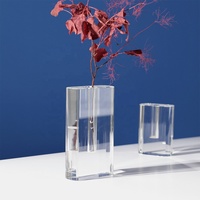 Vases à fleurs artisanaux, trophées en verre, ensembles de décoration, décoration de bureau à domicile, ensembles de cadeaux souvenirs, cadeaux de mariage modernes en cristal