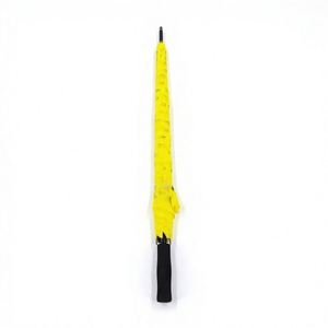Parapluie de golf jaune avec poignée en EVA, cadeau d'affaires, logo personnalisé, matériau pongee, protection spécifiée contre les intempéries, 8 baleines, classique, pour le voyage - Product Image 3