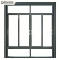 Fenêtre coulissante horizontale en aluminium à verre Low-E à économie d'énergie, isolation thermique, moustiquaire en acier inoxydable, insonorisée