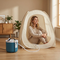 Vapor de sauna doméstica de 2,0 L de capacidad, generador de vapor portátil, adecuado para SPA doméstico, calentador de sauna, olla de acero inoxidable con T