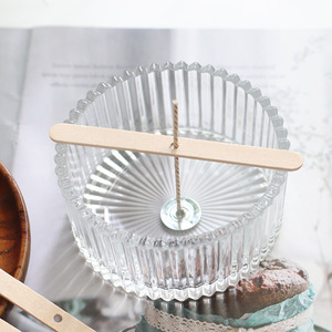 Portavelas de madera con fragancia subtil y sombras difusas, varillas perforadas para kits de fabricación de velas DIY - Product Image 2