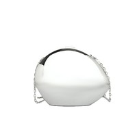 Sac à bandoulière de soirée en acrylique pour femme Aijiang, avec fermoir magnétique, chaîne décorative et sangle simple, pour usage quotidien