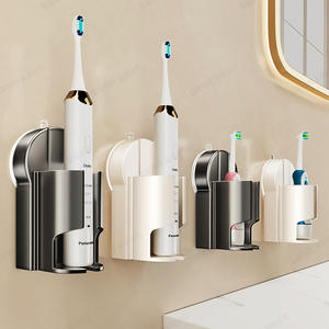 Doitz – support mural pour brosse à dents électrique, ventouse en métal, étanche IPX4, support de rangement pour salle de bain, pour usage familial - Product Image 4