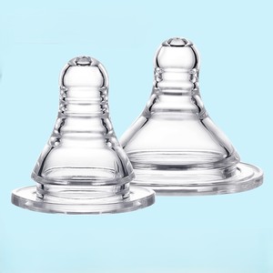 Tétine <span class=keywords><strong>pour</strong></span> bébé de qualité alimentaire sans BPA, sûre et de qualité supérieure, en silicone souple, tétine <span class=keywords><strong>pour</strong></span> <span class=keywords><strong>biberon</strong></span> à col large/col standard <span class=keywords><strong>pour</strong></span> nouveau-né - Product Image 1