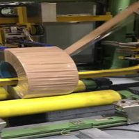 Papel VCI con Recubrimiento de PE, Papel Kraft Marrón con Recubrimiento de Película, Rollos/Piezas de Marca CVCI, Embalaje Antioxidante para Bobinas de Acero