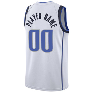 Dallas Jersey op maat gemaakte basketbalshirts voor heren, geborduurde jeugduniformen, sportkleding met logo, hot-press - Product Image 4