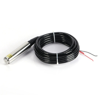 12-24VDC H2O capteur de niveau de liquide d'eau IP68 sonde transmetteur analogique 4-20mA sortie RS485 pour l'agriculture