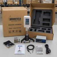 Viscosímetro Rotacional Brookfield, Medidor de Viscosidad para Pintura, Revestimiento, Petróleo, Equipo de Laboratorio Digital Automático