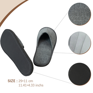 Chaussons jetables pour hôtel, chaussons écologiques pour invités, chaussons <span class=keywords><strong>d</strong></span>'intérieur pour l'hôtellerie, chaussons pour spa et centres de bien-être - Product Image 2