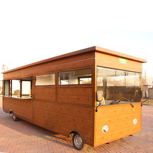 OEM 7m Length Big Capacity Fast Food Vending <b>Cart</b> Electric Breakfast Snack Vending Truck for Sale Europe Ice Cream Kiosk - Product Image 4