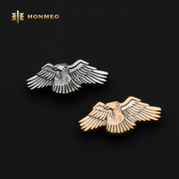 HONMEO Logos métalliques personnalisés pour vêtements, Plaques métalliques, Étiquettes métalliques pour jeans, OEM ODM