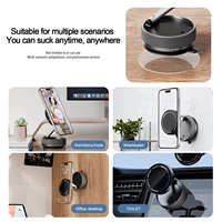 2025 nouveau support de téléphone à aspiration magnétique sous vide support de téléphone magnétique pliable rétractable Double face pour tous les téléphones