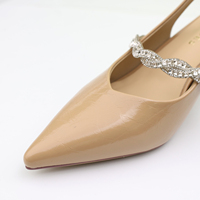Chaussures à talons élégantes pour femmes, confortables, à prix bas, avec strass, nouvelle collection, vente en gros, design original du fabricant