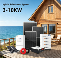 Sistem Tenaga Surya Hibrida Oryta 3-10KW untuk Rumah dengan Kit Penyimpanan Energi Surya, Baterai LiFePO4, dan Panel Surya yang Dapat Ditumpuk