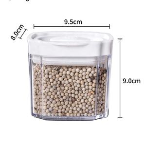 Ensemble de bocaux de rangement de cuisine en plastique, hermétiques, pour aliments, boîtes de rangement de cuisine - Product Image 6