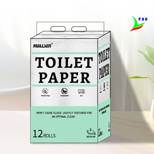 Papier toilette 12 rouleaux de pâte de bois vierge certifiée FSC sans PFA septique-pour bateau à domicile et camping-car - Product Image 1