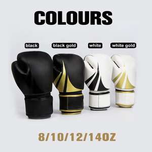 Sarung tinju profesional sarung tangan tinju Sparring Sarung tangan tinju kulit sarung tinju 8/10/12/14-16 OZ sarung tangan tinju kustom produsen - Product Image 3