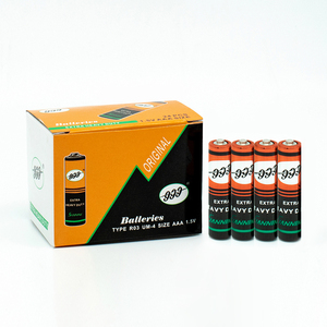 Hiệu quả AAA Kích thước R03 UM4 Carbon kẽm pin khô giá thấp tiểu Pin - Product Image 1