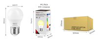 Ampoule LED sans fil RF 2,4G FUT111 AC100~240V 4W double blanc 2700-6500K pour la décoration