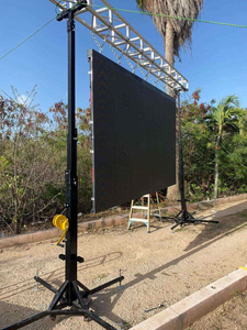 Torre di sollevamento traliccio IP65 con supporto per luci LED 4K, per digital signage, video wall, noleggio eventi, con manovella per palco e centri commerciali - Product Image 4