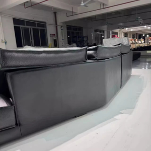 Budapest Baxter Tối Giản Thêm Rộng Sâu Ghế Matte Vải Góc Cắt Đặt Hình Dạng Không Thường Xuyên Cho Khách Thép Không Gỉ - Product Image 6