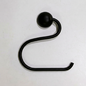 Modern Matte <b>Black</b> Metal Wall Mounted Toilet <b>Paper</b> Holder Minimalist Bathroom <b>Tissue</b> Roll Dispenser Contemporary Bathroom Access - Product Image 1
